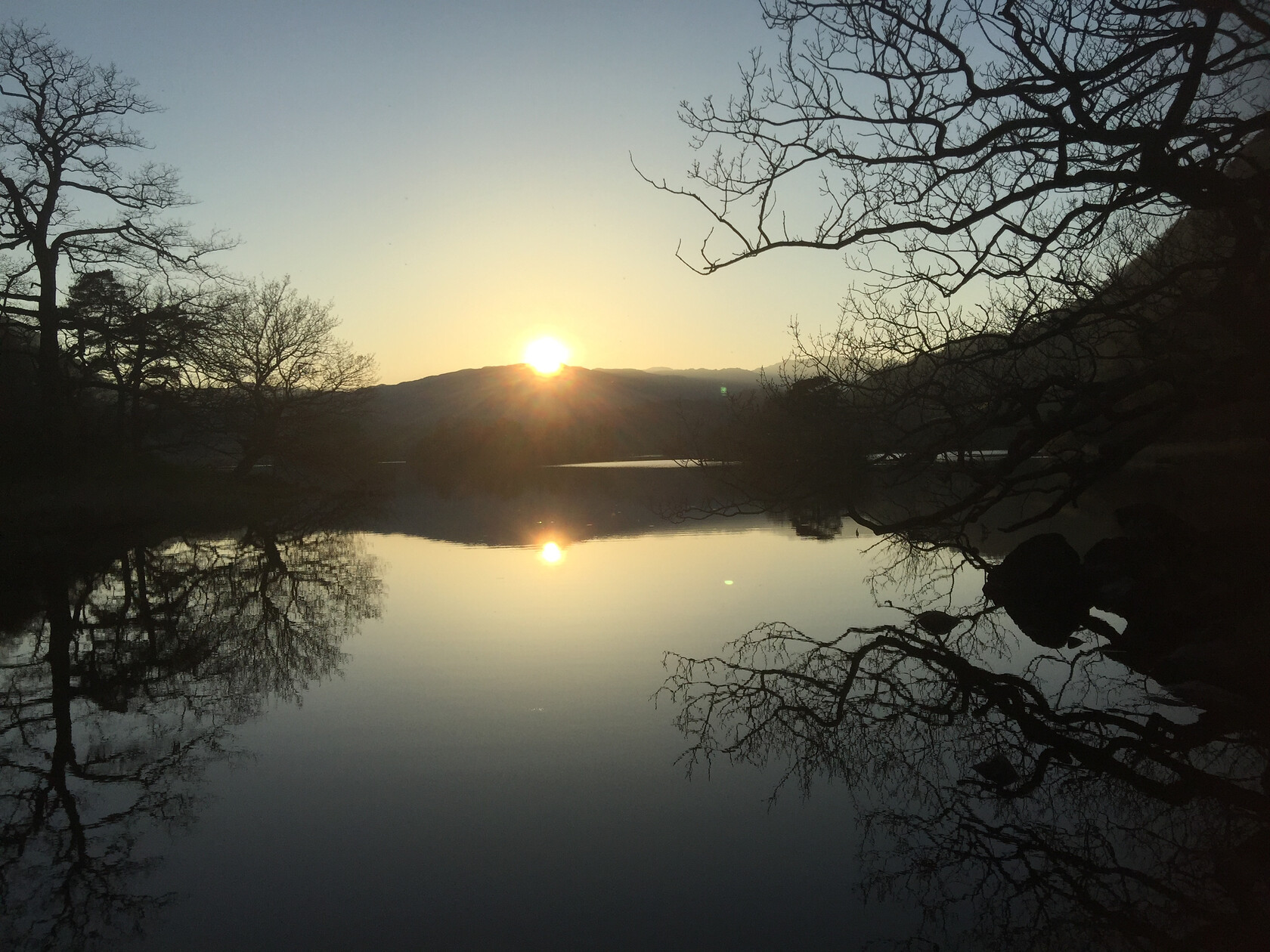 Sunset over Rydal 
 Sunset over Rydal Waters 
 Keywords: Sunset, Rydal Waters, World Heritage Site, The Herdwick Huts, Glamping in the Lake District
